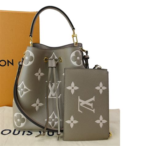 lv m45306|NéoNoé MM Bicolor Monogram Empreinte Leather .